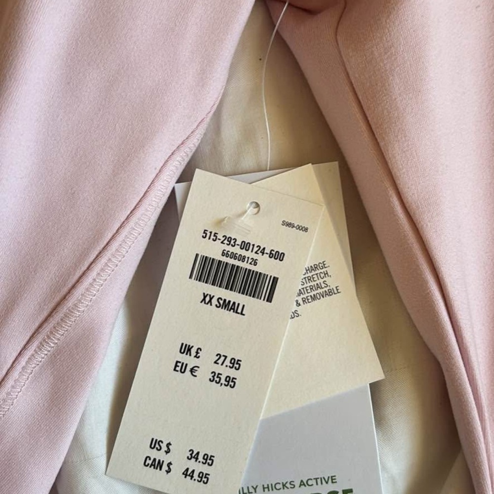 Hollister Light Pink Workout Top - XX Small